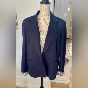 4I Hawthorn Navy Blazer Size 1X. EUC